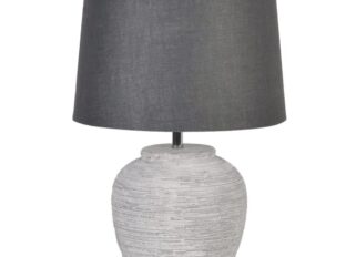 grey distressed lamp